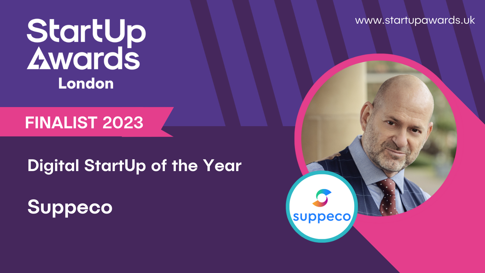 Suppeco, digital startup of the year, shortlisted, startup awards