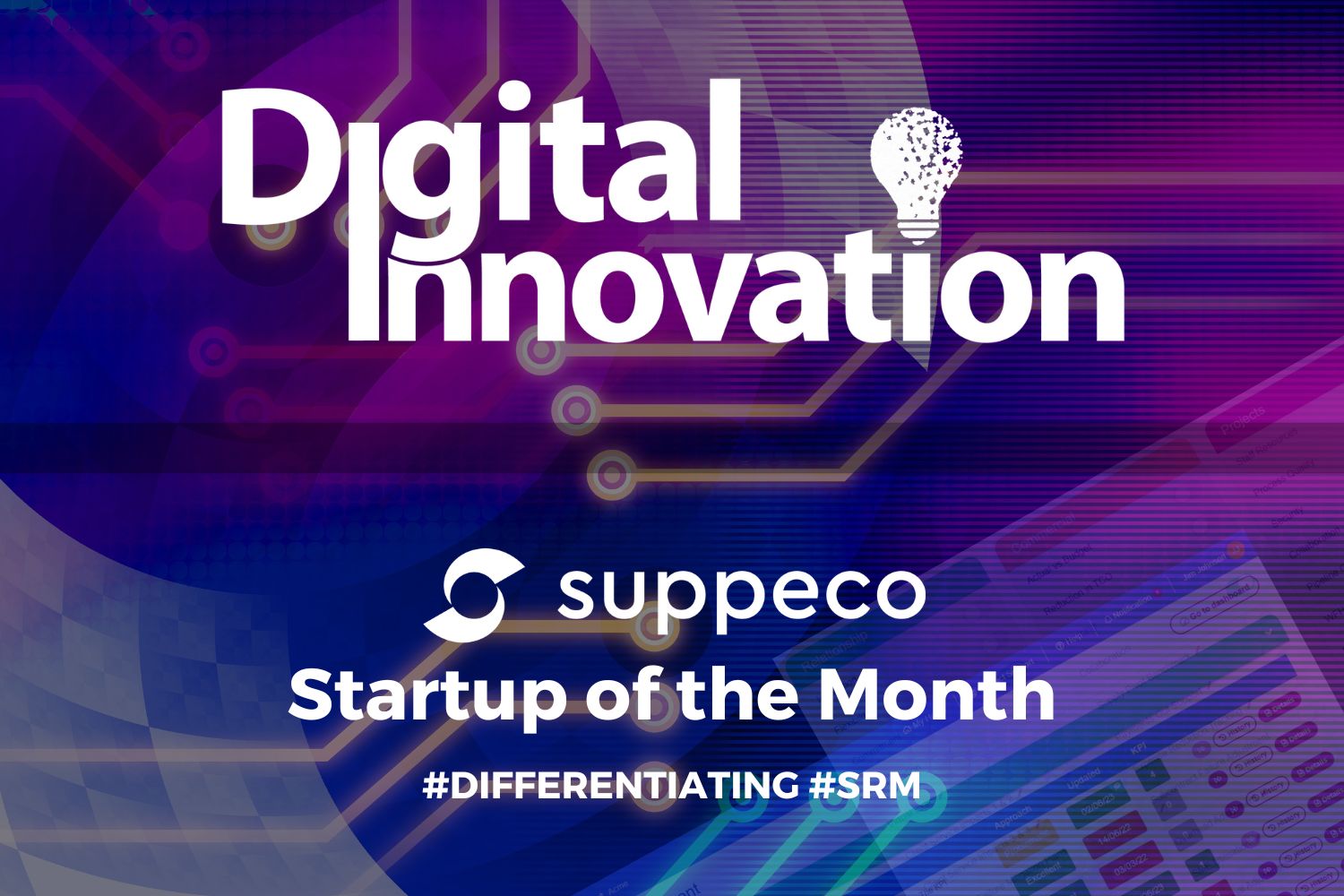 digital innovation, suppeco, startup of the month, differentiating, SRM