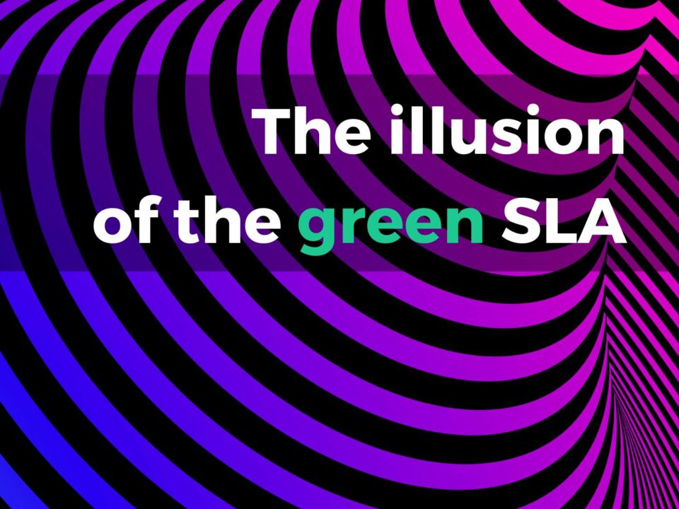The illusion of the green SLA, Suppeco, relationships